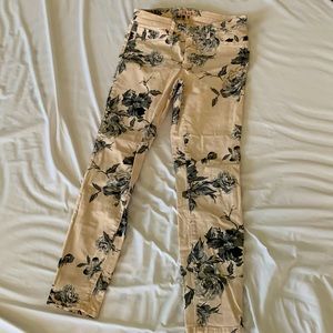 J Brand Jeans Cream and Grey Size 26
